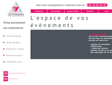 Tablet Screenshot of les-pyramides.fr